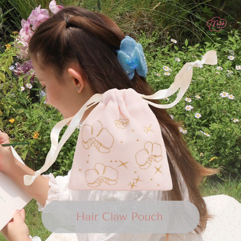 VARY MUCH HAIR CLAW POUCH ถุงผ้าใส่กิ๊บ