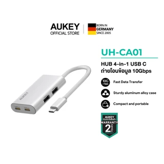 AUKEY UH-CA01 USB-C to USB-A ฮับ | ความเร็ว 10Gbps | บอดี้อะลูมิเนียม | OTG สำหรับทุกอุปกรณ์