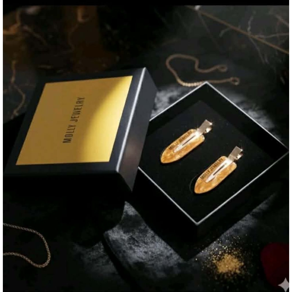 Molly Jewelry กิ๊ฟติดผม,สร้อยคอ,ข้อมือ ของแท้100%1คู่ สวยหรูดูแพงสุดๆooo
