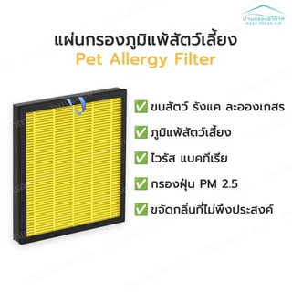 แผ่นกรองอากาศ Levoit Vital 100S 200S HEPA Filter สำหรับ เครื่องฟอกอากาศ Levoit รุ่น Vital 100S 200Sกรองฝุ่น PM2.5