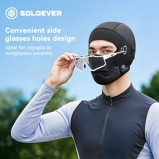 SOLOEVER หน้ากากปั่นจักรยาน | ผ้าคลุมศีรษะบางระบายอากาศดี ป้องกัน UV-ลม-ฝุ่น ขั้นสูง (แบบสั้น/ยาว)