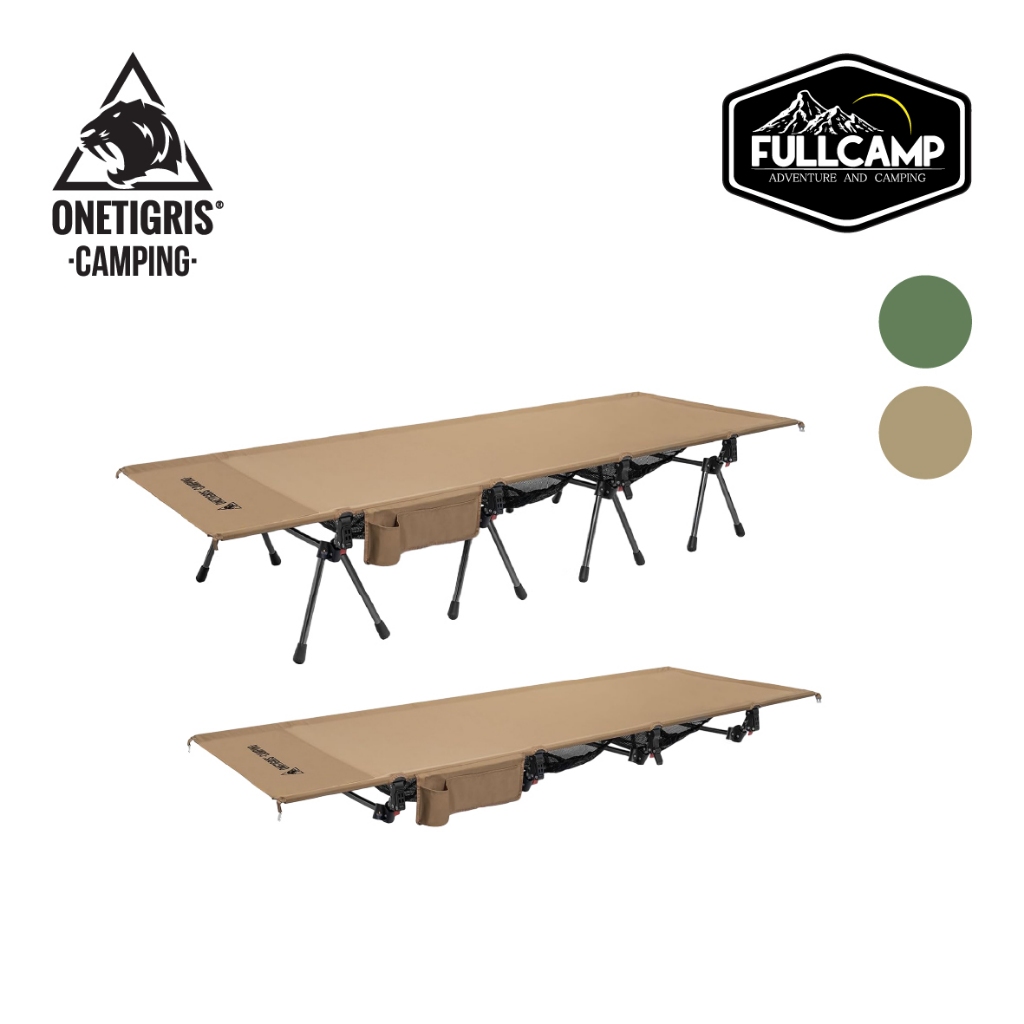 OneTigris SUPRATIROS Extra Large Camping Cot เตียงสนามไซส์ใหญ่ เตียงแคมป์ปิ้ง เตียงสนามพับได้