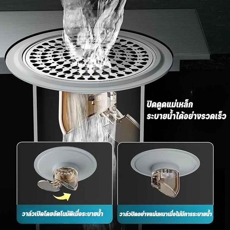 ชุดตัวกรองท่อระบายน้ำสแตนเลส 304 จำนวน 3 ชิ้น thumbnail 7