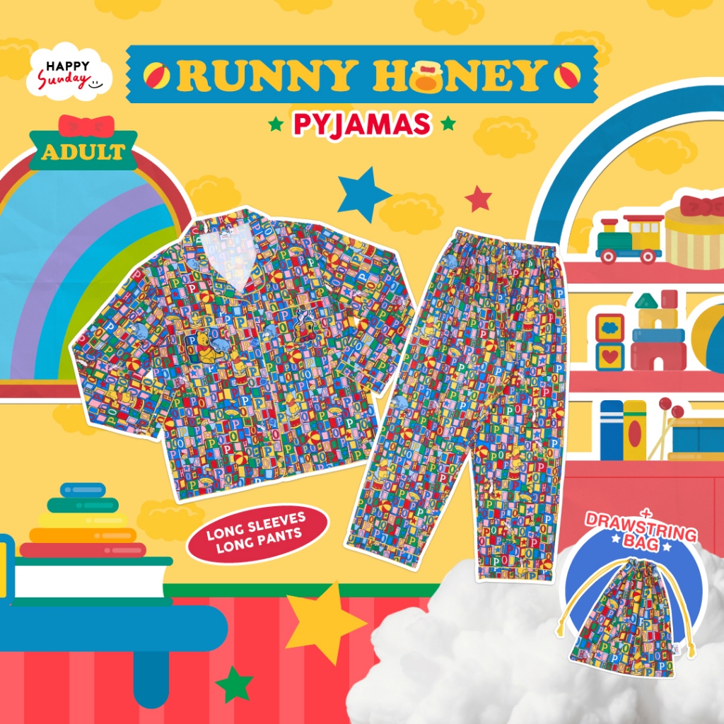 [FREESIZE] RUNNY HONEY PYJAMAS - รูปที่ 2