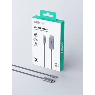 AUKEY สายDP USB-C to DisplayPort 8K Cable 2m CB-DCD141