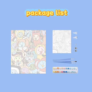 ระบายสีตามตัวเลข 40x50cm ผ้าใบระบายสี ระบายสี ระบายสีตามตัวเลข ระบายสีตามเลข ภาพระบายสีตามตัวเลข ภาพทิวทัศน์