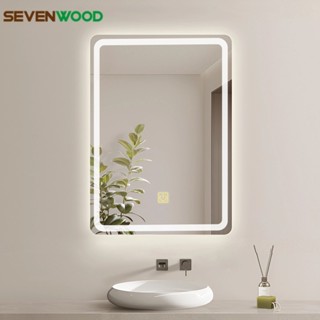 SEVENWOOD กระจก ห้องน้ํา กระจกมีไฟ กระจก led กระจกแต่งหน้า ก…