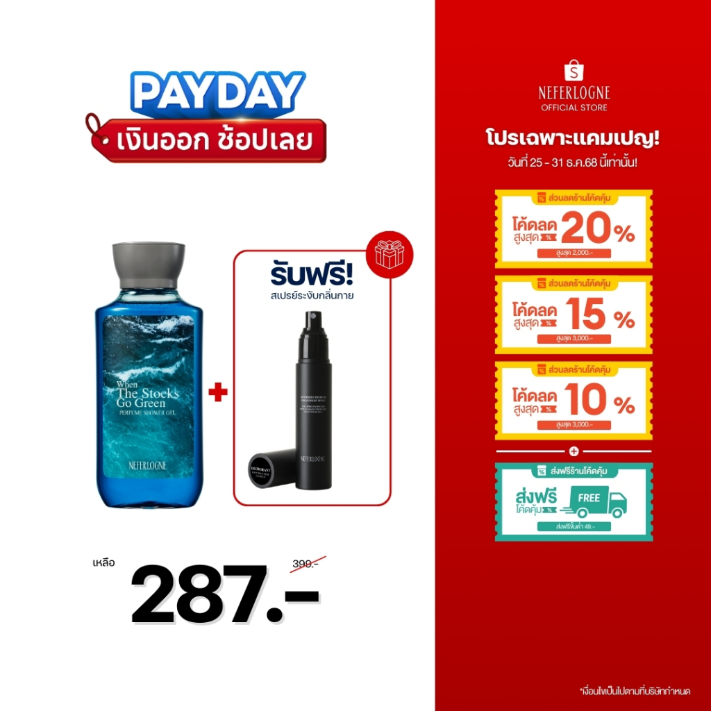 Perfume Shower Gel When The Stocks Go Green (300ml) - Neferlogne