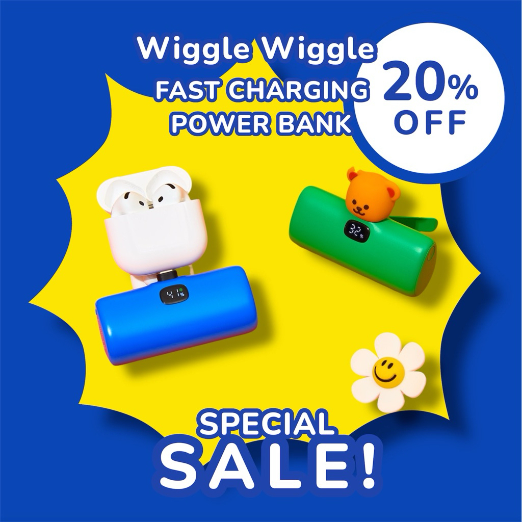 ✅ ขายดี Wiggle Wiggle FAST CHARGING POWER BANK พาวเวอร์แบงชาร์จเร็ว 4800mAh