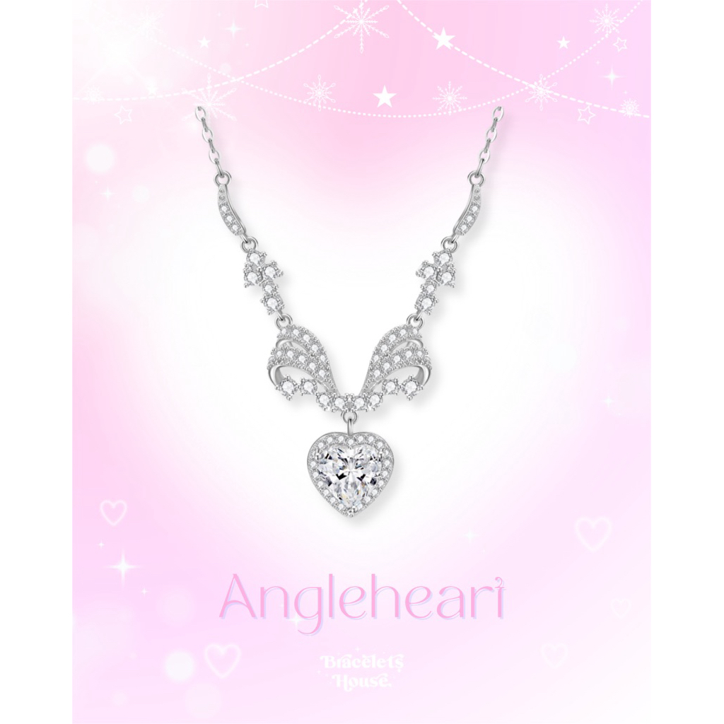 Braceletshouse สร้อยเงินแท้ Angelheart [B10-2]