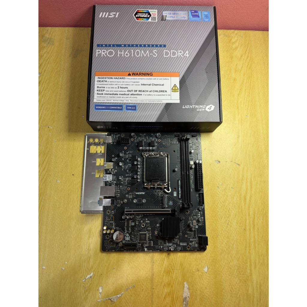 ขายMBมือสอง MSI PRO H610M-S DDR4,MSI PRO H610M-E DDR4,DDR5 LGA1700