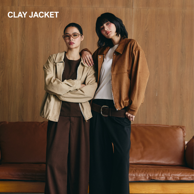 EVERYDAY - Clay Jacket เสื้อแจ็คเก็ตหนังกลับ (C) รูปที่ 6