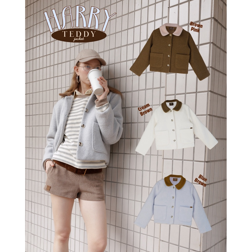 HARRY (Brown•Blue•Cream)