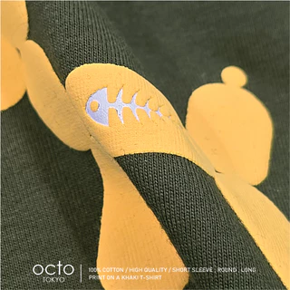 เสื้อยืด octoTOKYO ลาย My Fish | คอกลม แขนสั้น ผ้า Cotton 100% ใส่สบาย