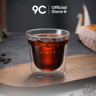 แก้ว ✨ Double Layer Coffee Cup "LIMAZ" รุ่น แก้วเรียกแล้วไม่ได้ยิน ขนาด 180 ml. คุณภาพ Premium 🔥