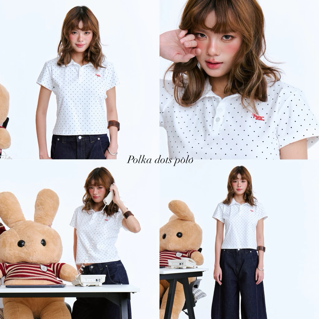 Polka dots Polo โปโลลายจุด