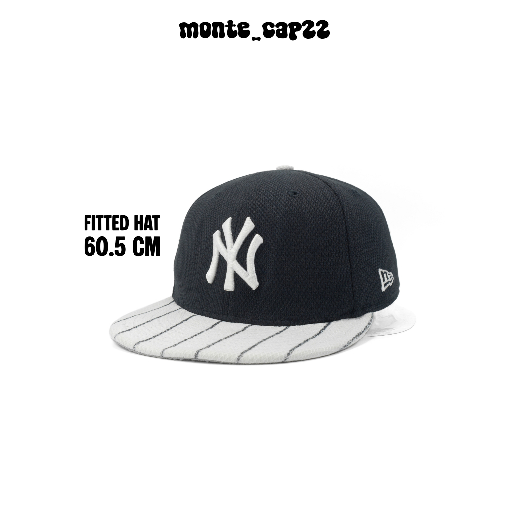 [ใส่โค้ดลดได้] ✅100% New york Yankees New Era 59 Fifty Diamond Coll0ection หมวกมือสอง cap หมวกแก๊ป