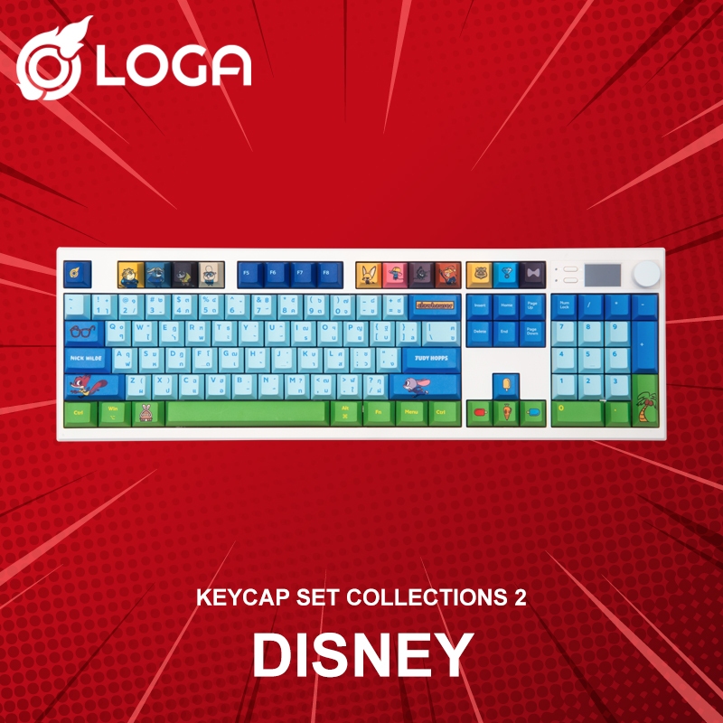 คีย์แคป LOGA Keycap Set: Disney Collections 2