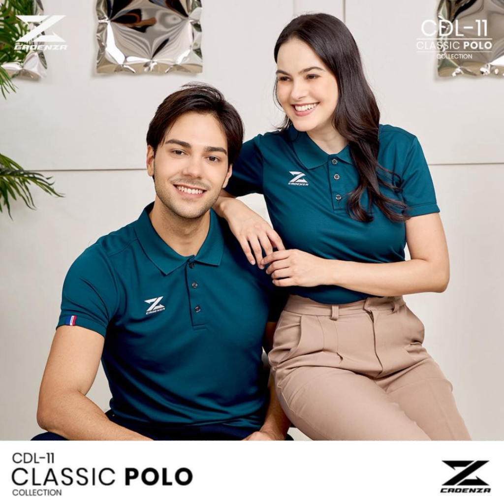 เสื้อโปโล ชาย-หญิง Cadenza CDL-11 มีให้เลือก 16 สี-SET-2