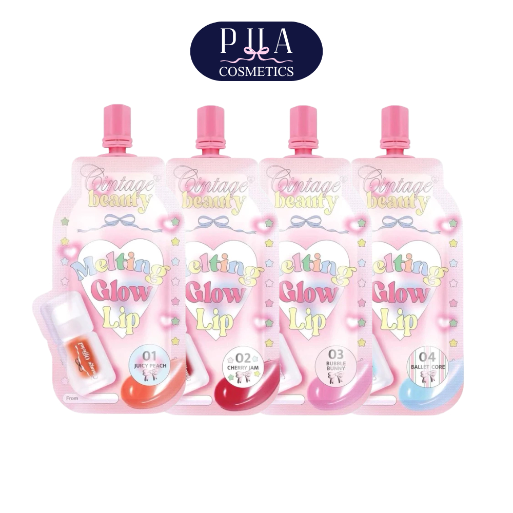 [ซอง] Cintage Beauty Melting Glow Lip ซินเทจ บิวตี้ เมลติ้ง โกลว์ ลิป 2 g