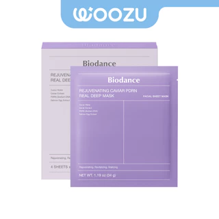 BIODANCE Rejuvenating Caviar PDRN Real Deep Mask (34g*4ea)