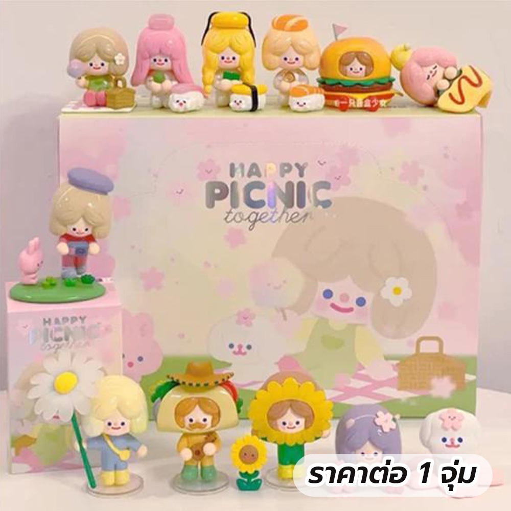กล่องจุ่ม Finding Unicorn  RiCO Happy Picnic Together จุ่มเดียว แท้100% พร้อมส่งจากไทย