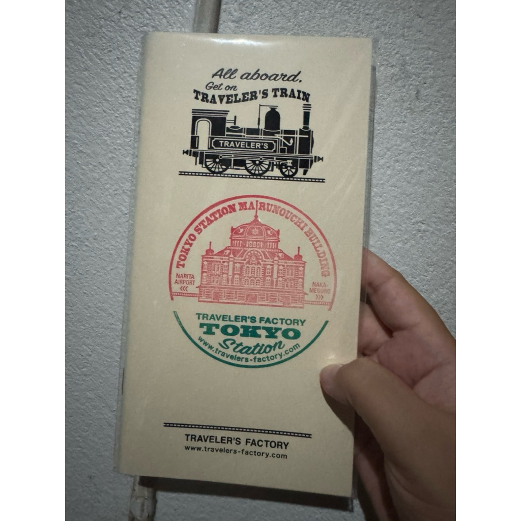 Travelers notebook refill from Tokyo station