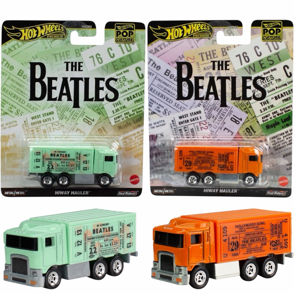 Hotwheels Premium | รถบรรทุก HIWAY HAULER (THE BEATLES) สเกล 1:64