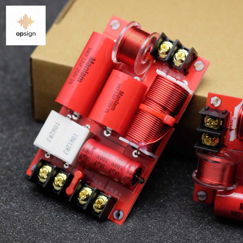 Hi-Fi Network Crossover 2 ทาง 200W จุดตัดความถี่ 2.8KHz วงจรHigh-End 12-18dB/oct สำหรับลำโพง 4-8 โอม