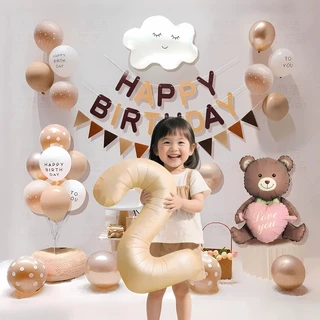 ชุดลูกโป่งวันเกิด Happy Birthday ลูกโป่งสุขสันต์วันเกิด ของตกแต่งงานปาร์ตี้วันเกิด มีหลายแบบให้เลือก
