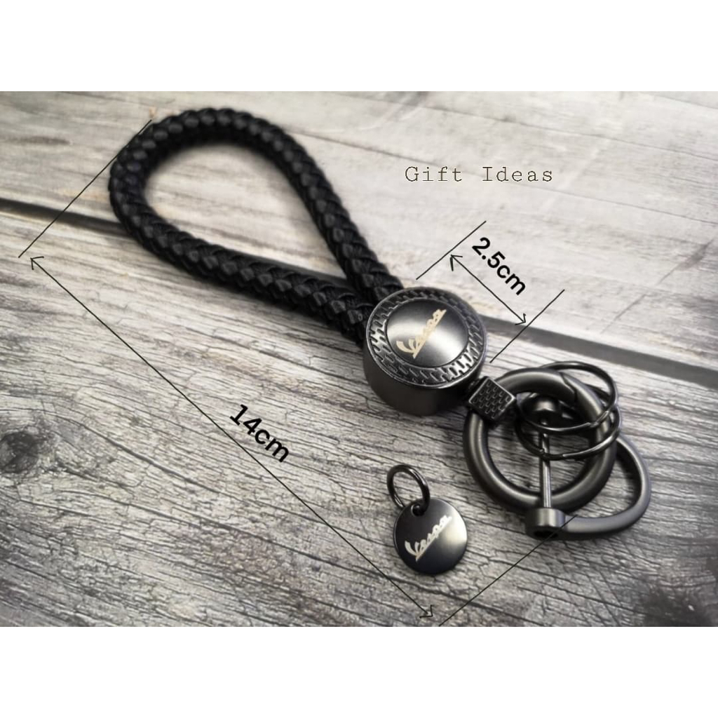 พวงกุญแจ VESPA แบบสายถัก