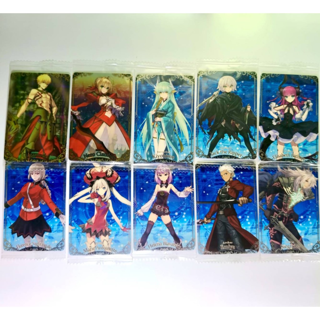 การ์ด Fate Grand Order Wafer Card