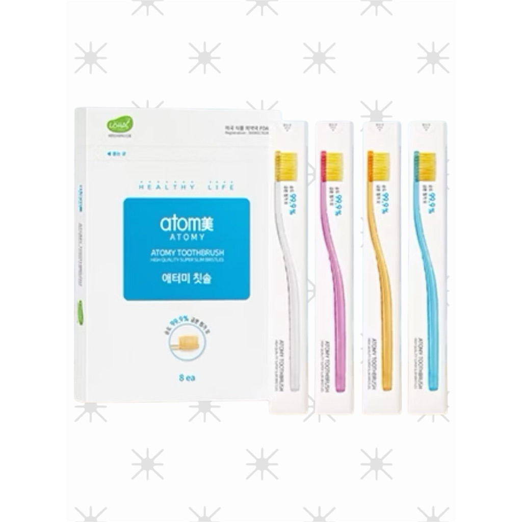 ชุดแปรงสีฟันอะโทมี่ Atomy Toothbrush *1set=8pcs