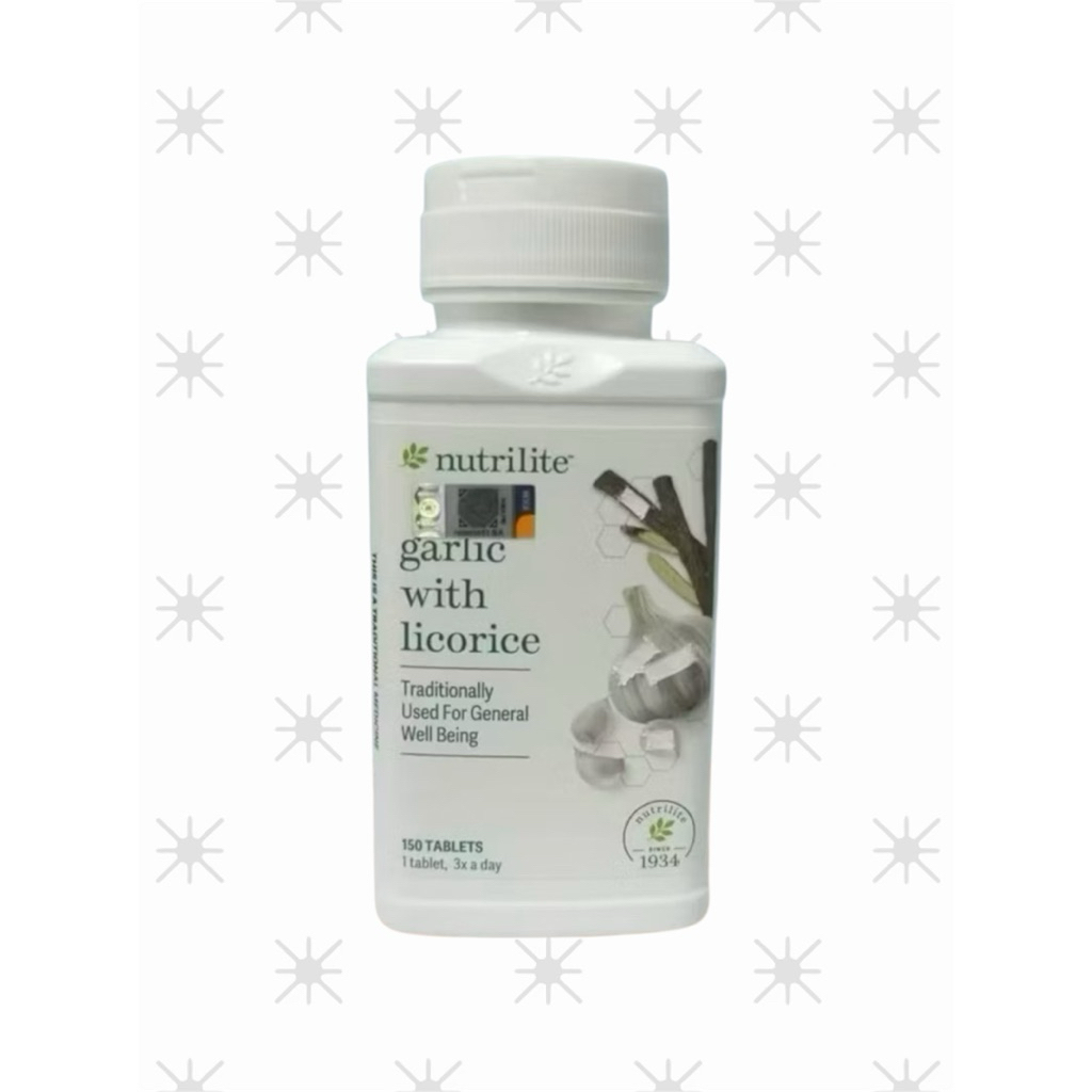 Garlic With Licorice NUTRILITE (150 Tab) กระเทียมอัดเม็ดกระเทียม