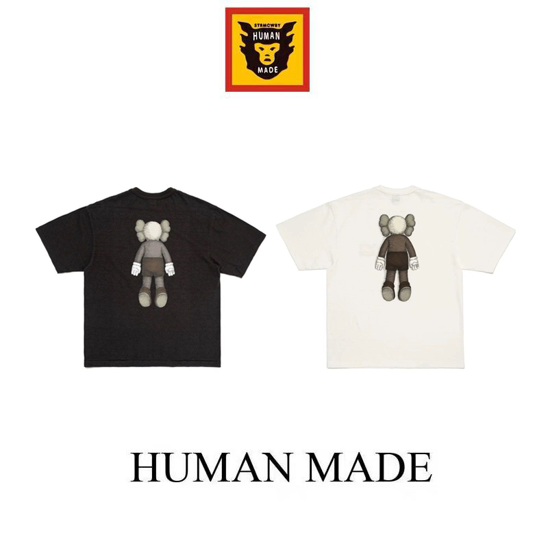 【Human Made】🇯🇵 พร้อมส่ง/ เสื้อ human made เสื้อยืดแขนสั้นลายตุ๊กตา