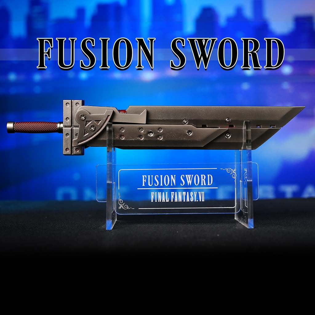 Fusion Sword โมเดลตั้งโชว์ Final Fantasy VII แยกส่วนได้ ประกอบได้จริง ทำจากเหล็ก