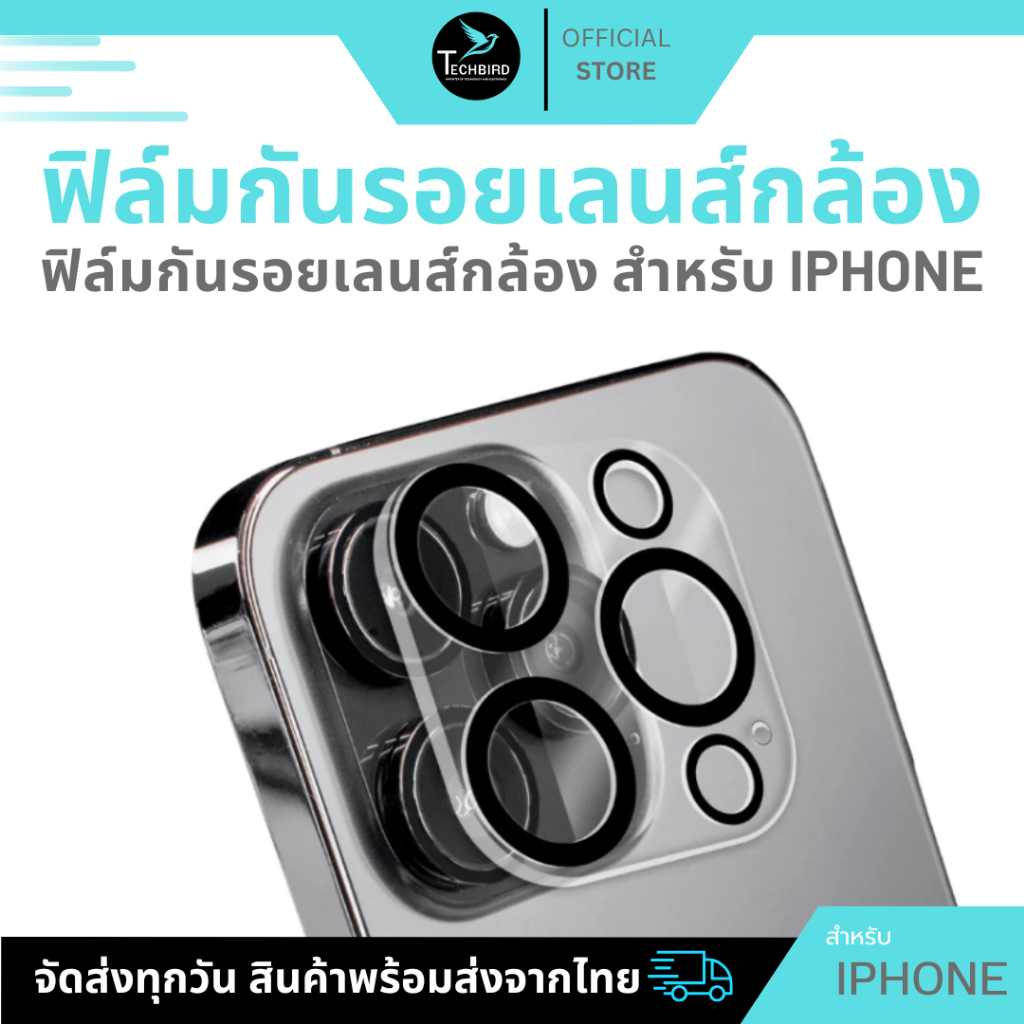 ฟิล์มกระจก กันรอย เลนส์กล้อง สำหรับ iP 16 / 16plus / 16 pro / 16 promax เลนส์กล้องไอโฟน
