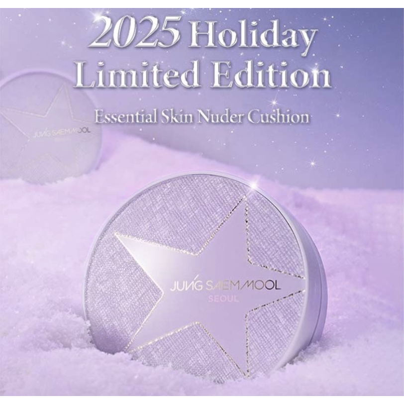 Jung Saem Mool JungSaemMool Essential Skin Nuder Cushion 14g 1+1+1 Light, Fair Light +Refill 1ea+Tone up base 10mL+Mool