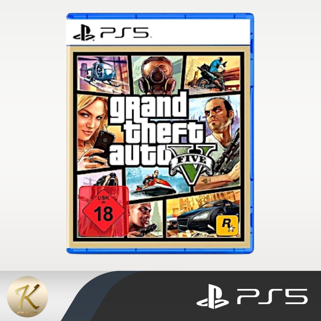 แผ่นเกมส์ PS5 : GTA V (Grand Theft Auto V)📍(มือ1/มือ2) สินค้าพร้อมจัดส่ง [GTA 5 Ps5]