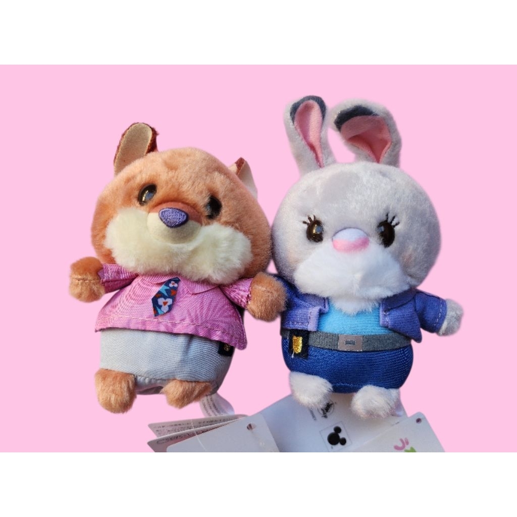 Disney Store Zootopia2 ซูโทเปีย ตุ๊กตา นิก จูดี้ Nick judy ดิสนีย์ Urupocha Chan Plush ขายคู่
