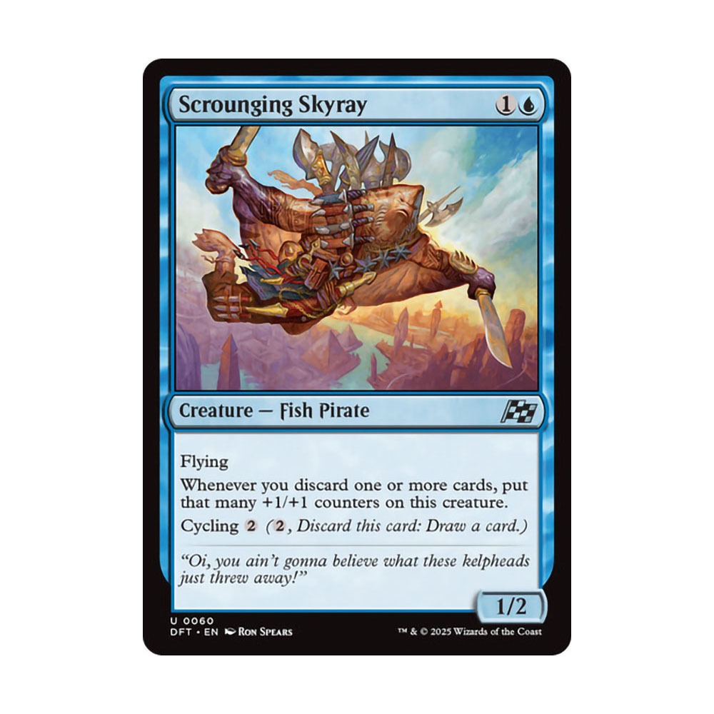 [MTG] Scrounging Skyray [DFT] [BLUE] [U] - Magic the Gathering SINGLES