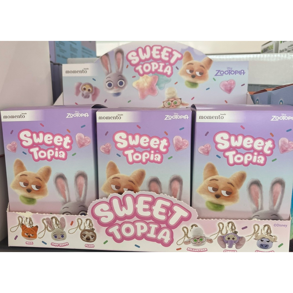 กล่องสุ่ม zootopia กระเป๋าใส่เหรียญสายคล้องโทรศัพท์ momento