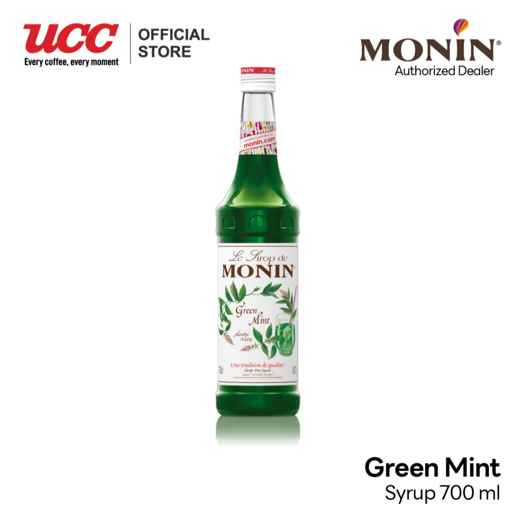 MONIN Green Mint Syrup น้ำเชื่อมกลิ่นกรีนมิ้นต์ 700ml.