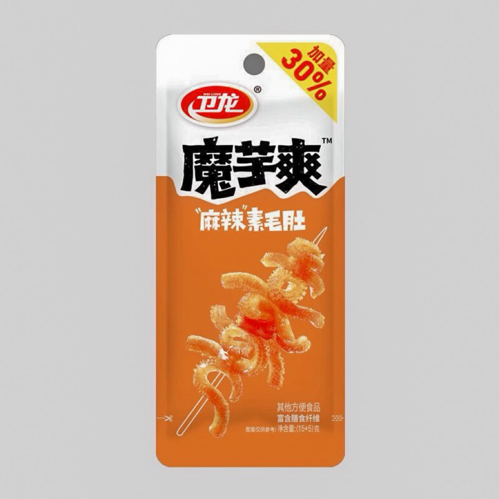 WEILONG บุกกรุบ รสหม่าล่าดั้งเดิม สีส้ม