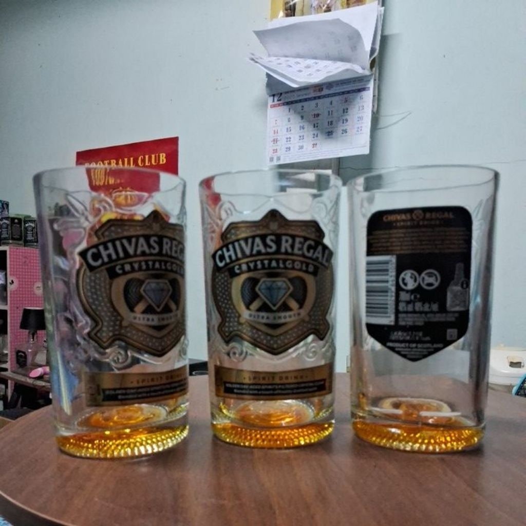 แก้วตัดจากขวด CHIVAS REGAL CRYSTALGOLD - รูปที่ 3