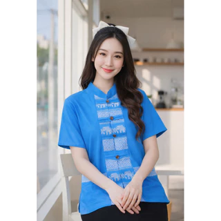 เสื้อสีฟ้า มัดรวมแบบพร้อมส่ง ชุดที่2