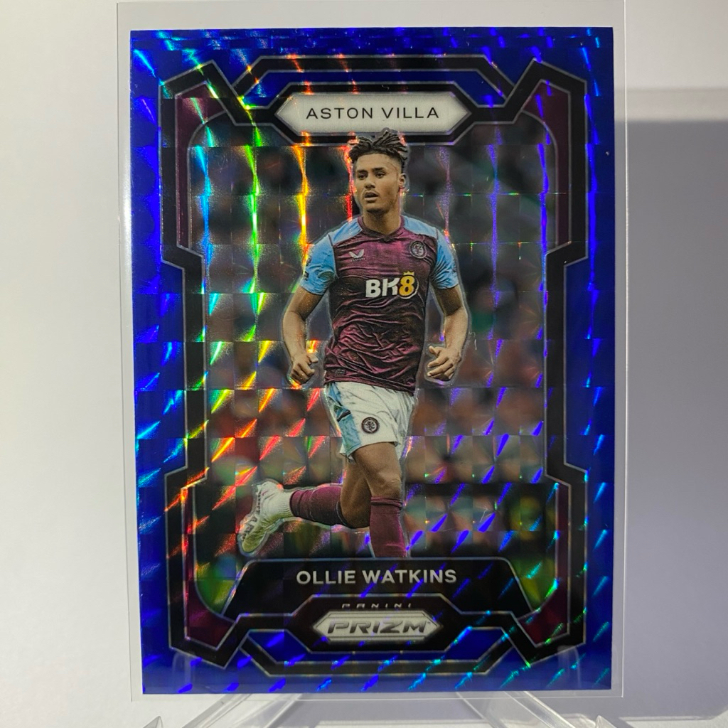 รวมการ์ดนักฟุตบอล OLLIE WATKINS, (PRIZM), ASTON VILLA, PANINI PRIZM 2023, (navi)