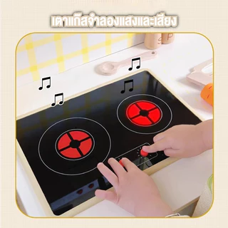 Doudingtoysชุดครัวไม้ใหญ่ของเล่นเด็ก พร้อมส่งในไทย