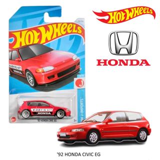 รถฮอตวิว - โมเดลรถเหล็ก HOT WHEELS รุ่น HONDA CIVIC EG  ลิขส…