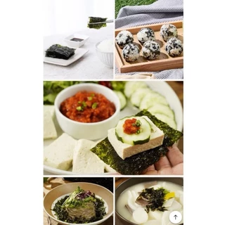 สาหร่ายอบแห้งเกาหลี Woori Gim 4g (No Tray) korean roasted seaweed 4g | 광천 우리김 4g 노트레이